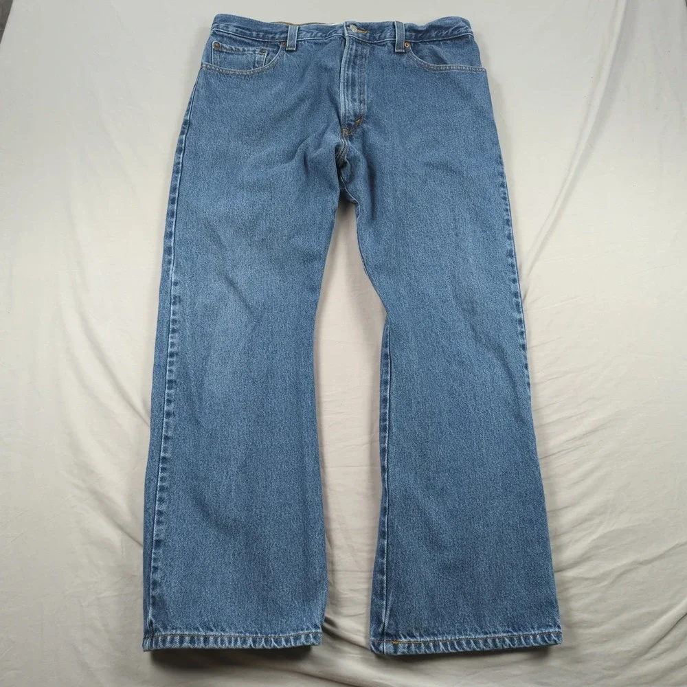 Levis Jeans Mens 38x30 Blue‎ 517 Boot Cut Western Cowboy Casual Preppy